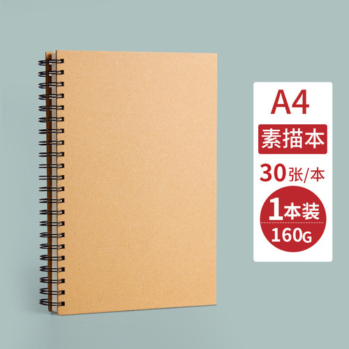 . Cuaderno De Dibujo A4 30 Hojas Gruesas En Blanco