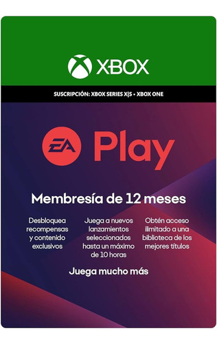 Ea Play 12 Meses Xbox Live Key Global