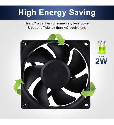 Ventilador Axial Ec Wathai Ac 110v 115v 120v 220v 240v...
