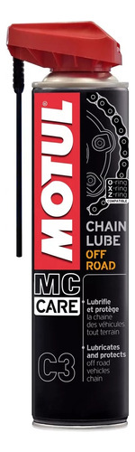 C3 Motul Spray Lubrificante Corrente Chain Lube Off Road