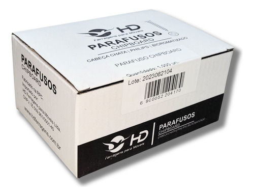 Parafuso Para Madeira Mdf Philips 4,0x16 1000un - Caixa - Hd