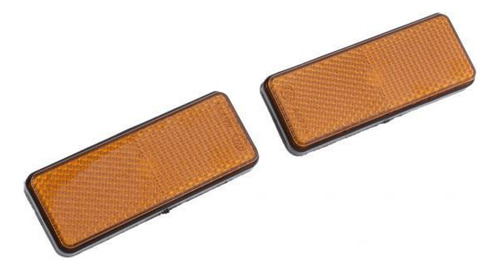 2 Refletores Retangulares Universais Para Motocicleta Atv