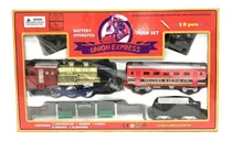 Comprar Tren  Infantil Con Locomotora Antigua  Vias Vagones Estacion