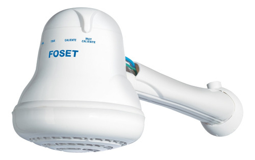 Foset 49491 regadera electrica 4 temperaturas blanca color blanco