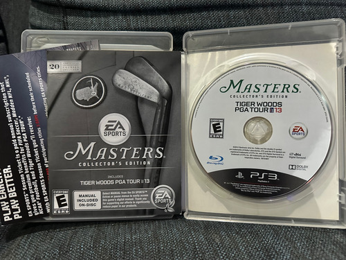 Masters Collectors Edition Ps3 Playstation 3 Tiger Woods Pga (Usado)