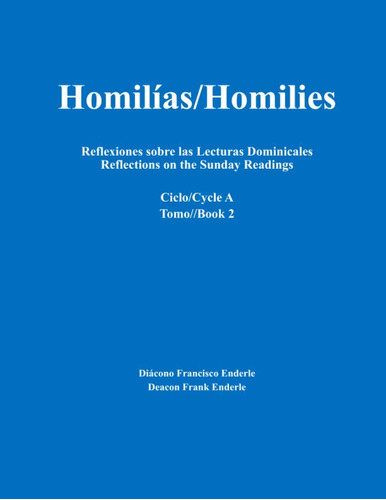 Libro Homilías/homilies Reflexiones Sobre Lecturas Domin