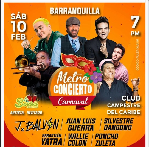 Metroconcierto De Carnaval 2018