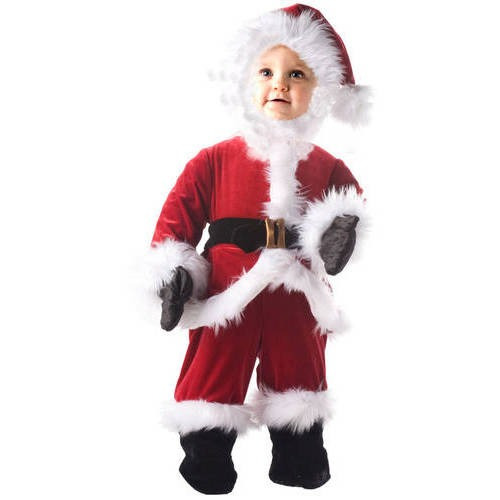 Disfraz Para Niño Pequeño Santa Claus Talla 18-24 Meses