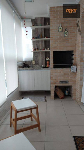 Imagem 2 de 10 de Apartamento Com 2 Dormitórios À Venda, 77 M² Por R$ 720.800,00 - Centro - São Vicente/sp - Ap6038