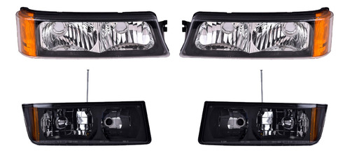 Set Faros + Cuartos Depo Avalanche Del 2002 Al 2006