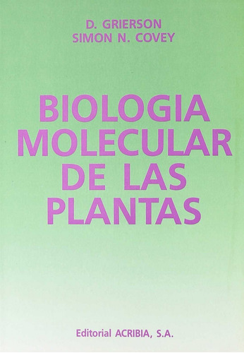 Biologia Molecular De Las Plantas