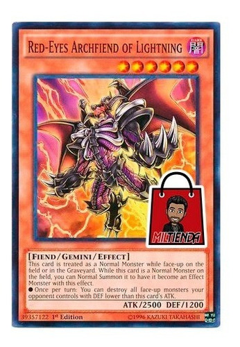 Red-eyes Archfiend Of Lightning - Miltienda - Yugioh