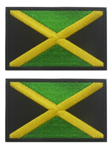 Parches Bordados Con La Bandera De Jamaica Para Tela De Bord