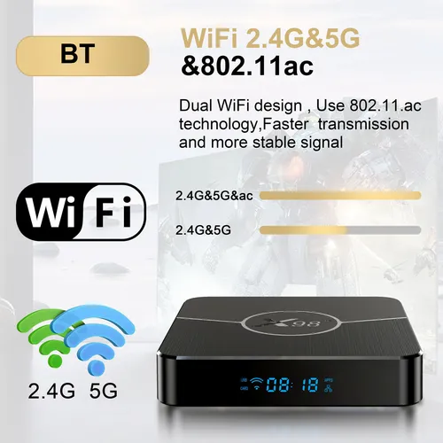 Decodificador De Televisión Por Internet Android Wifi Digita