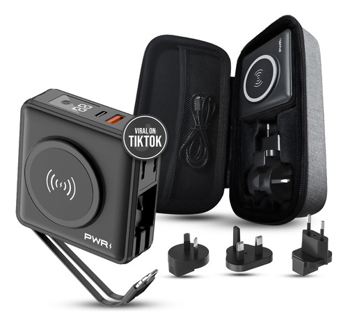 Batería Externa Pwr Travel Pro 5 En 1, 20 W, Usb-c, 10.000 M