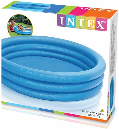 Intex Piscina De Cristal Azul, Edad 2 Plus