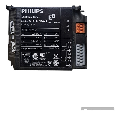 Balasto Electronico Eb-c De 2x26w Plt/c Philips 