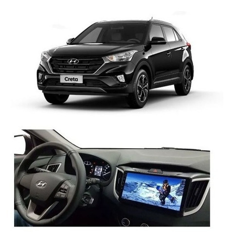 Imagem 1 de 7 de Multimídia Hyundai Creta Pcd 10 Car Pad Orbe - Octa Core