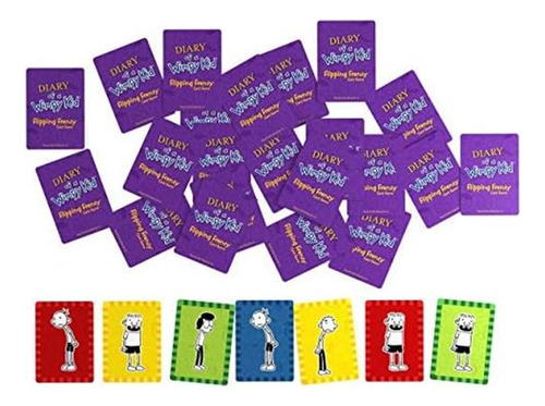 Pressman Diary Of A Wimpy Kid Card Game Flipping Frenzy,