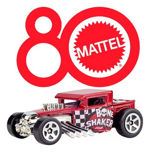 Hot Wheels Die-cast 80 Th Mattel Pack C/05 Carrinhos