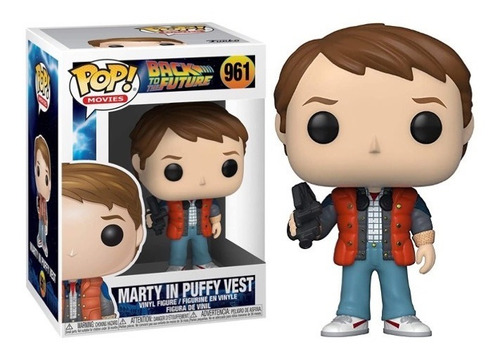 Pop! Funko Marty In Puff Vest #961 Back To The Future
