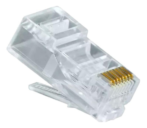 Conector De Red Terminal Rj45 Cat 5e / Bolsa X 100 Unidades