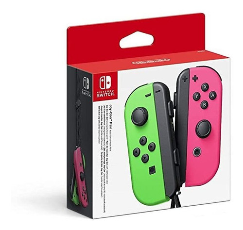 Control Joy-con Verde Con Fucsia De Nintendo Switch