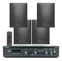 Comprar Kit Frahm Sonorização Som Ambiente - Amplifcador + 4 Caixas