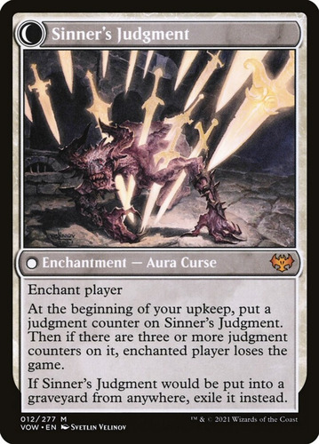 Magic Faithbound Judge // Sinner's Judgment Innistrad: Crims (Usado)