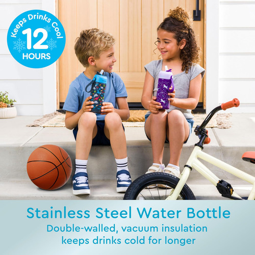 Botella De Agua Aislada De Acero Inoxidable Para Niños Bentg