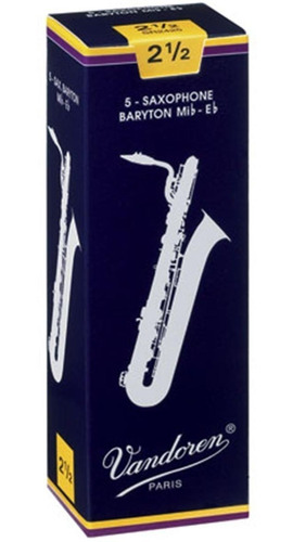 Cañas Para Saxo Baritono Vandoren (x5) - Origen: Francia