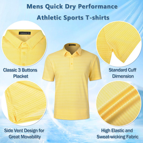 Camisas De Golf De Verano De Secado Rápido Para Hombre, Tran