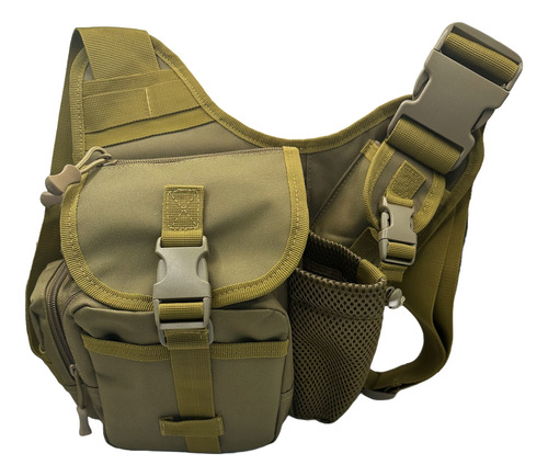 Bolso Cruzado Morral Táctico Militar Impermeable Resisten 9l