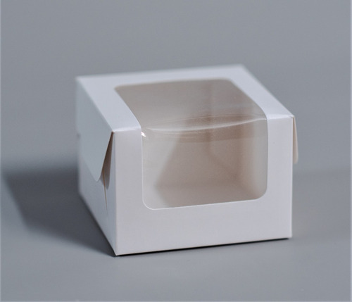 Caja 1 Pieza Baja Visor 10x10x7cm (x100u) Torta Mini Pvc 198
