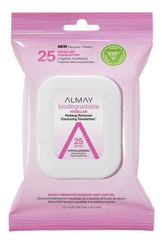 Toallitas Desmaquillantes Cleansing Towelettes Micelar Almay