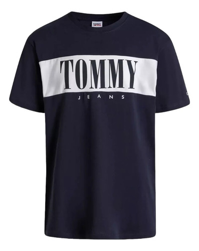 Playera Tommy Hilfiguer Jeans Azul 888400 Original