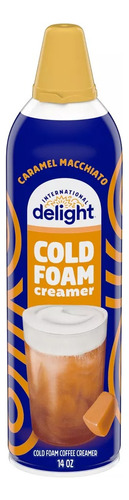 Cold Foam Crema P/ Café Int'l Delight Caramel Macchiato 396g