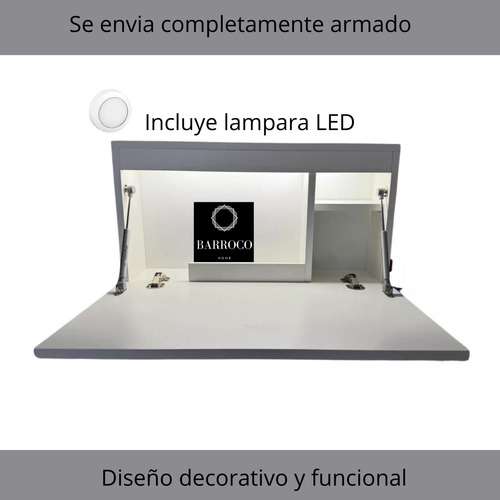 Escritorio Empotrable Plegable Y Moderno Modelo Zeus