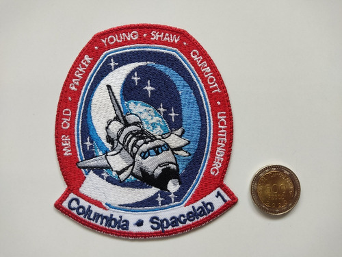 Parche Bordado Sts9 Transbordador Columbia Spacelab 1 Nasa