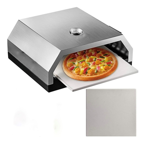 Imagen 7 de 10 de Horno Pizzero Pizza Box Parrilla Piedra Humos Zapi