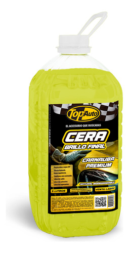 Ceramico Wax Carnauba Auto Protectora 5lt Pack 2 Unidades