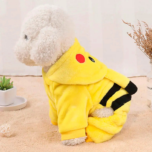 Suéter Para Perro Gato Ropa Perro Gato Diseño De Pikachu Xxl