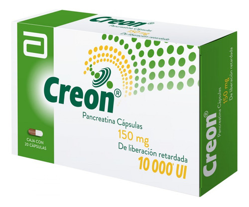 Creon® 10.000 X 20 Cápsulas (pancreatina)