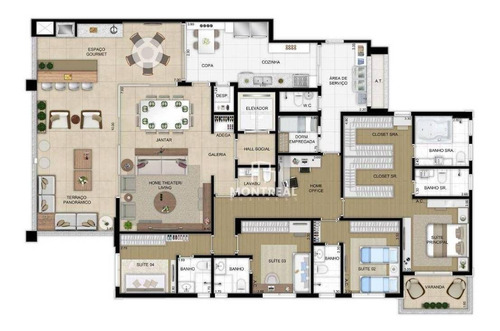 Imagem 25 de 28 de Apartamento À Venda, 244 M² Por R$ 4.018.364,00 - Água Branca - São Paulo/sp - Ap3107