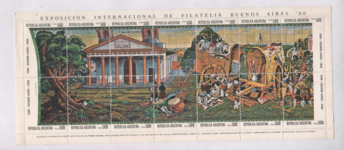 Argentina * Hoja Mint - Exposicion Internacional Año 1980