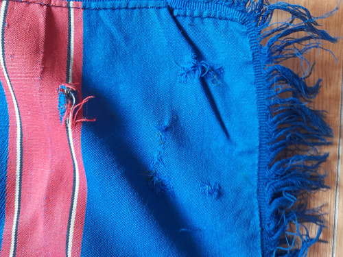 Antigua Manta Color Azul. No Poncho (Usado)
