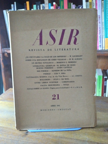 Asir. Revista Literaria Nº 21 (uruguay)