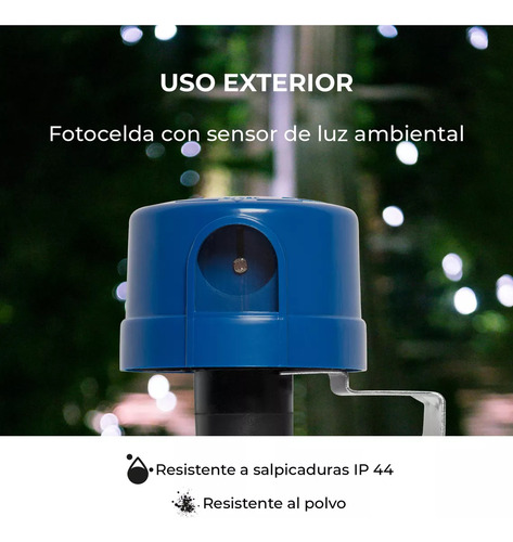 Fotocelda Tipo Tork 3 Pines 85-265v 10amp 1000w Ip65