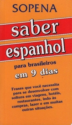 Sopena Saber Espanhol Para Brasileiros Em 9 Di, De Aa. Vv.. Editorial Mega Libros En Español