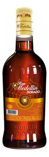 Ron Medellin 2021 X 750 Ml Dorado